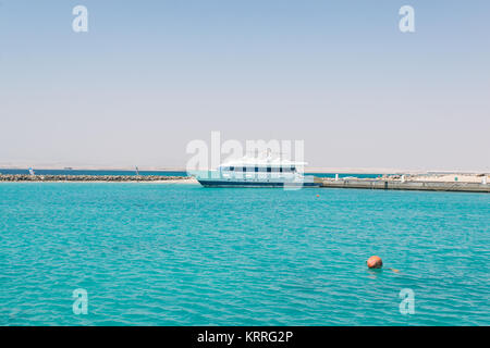 Yachts au Somabay Marina, Soma Bay, Hurghada, Safaga, Egypte. Banque D'Images