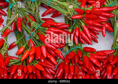 Red Hot Chili Peppers bouquets close up Banque D'Images