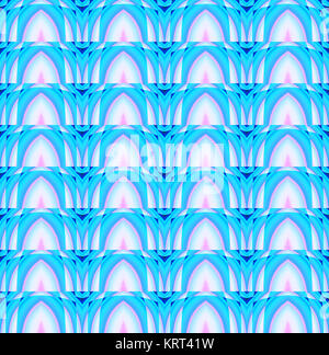 Abstract background transparent géométrique. Modèle régulier bleu turquoise et blanc rose et bleu foncé avec des éléments. Banque D'Images