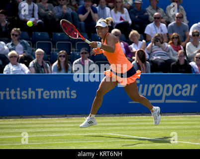 Londres, Angleterre - le 18 juin : Angelique Kerber pendant quatre jours de l'Aegon Championships à Queen's Club le 18 juin 2015 à Londres, en Angleterre. Angelique Kerber personnes : Banque D'Images