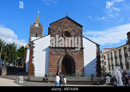 La Cathédrale de Notre Dame de l'Assomption en sé, Funchal, Madeira, Portugal Banque D'Images