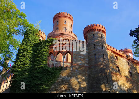 Kamieniec Zabkowicki Kamieniec Zabkowicki - Schloss Schloss, Silésie en Pologne Banque D'Images