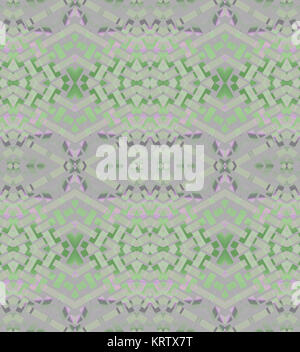 Abstract background transparent géométrique. Motif en diamant orné des nuances de gris argent avec des éléments en vert pâle et violet. Banque D'Images