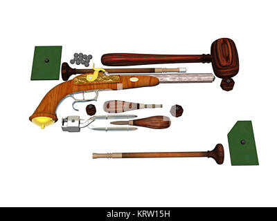 kit de pistolet gratuit Banque D'Images