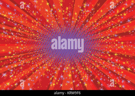 Arrière-plan de fête avec des étincelles Banque D'Images