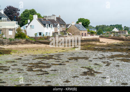 Paysage autour de Larmor-Baden, une commune française, située dans le département de la Bretagne, dans le nord-ouest de la France. Banque D'Images