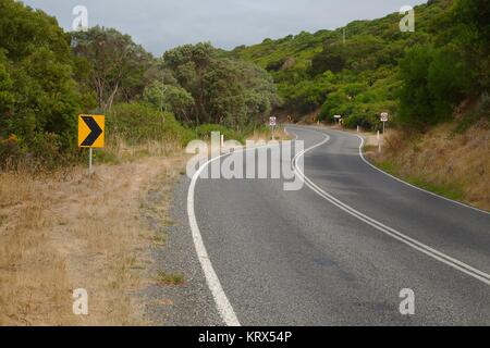 Road dans la campagne Banque D'Images