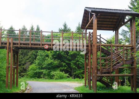 Pont en bois Banque D'Images