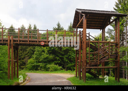 Pont en bois Banque D'Images