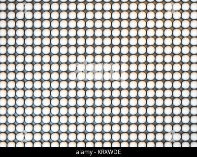 Toile géométrique de sphères. Le rendu 3D Banque D'Images