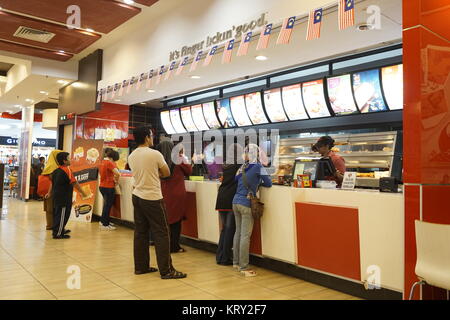 Fast food KFC en Malaisie Banque D'Images