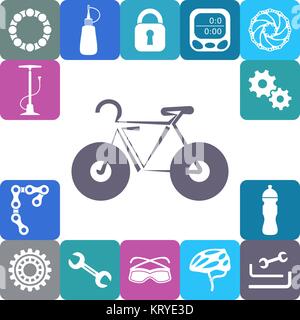 Icône de moto Banque D'Images