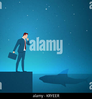 Vector illustration du concept d'entreprise Banque D'Images