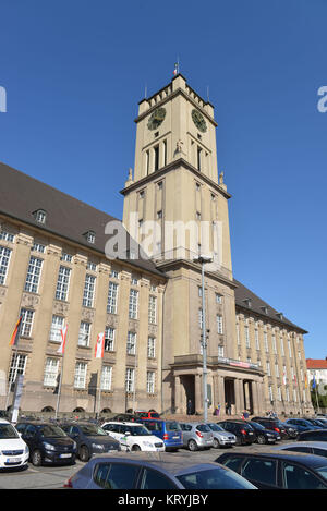 La beauté de l'hôtel de ville, la montagne John-F.-Kennedy-Platz la beauté, montagne, Berlin, Allemagne / beauty's Mountain, Rathaus Schöneberg, Schoeneberg, Deutschland Banque D'Images