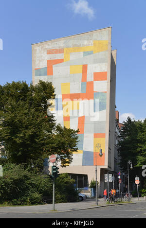 Mur de Feu, Goltzstrasse, beauté's Mountain, Berlin, Allemagne / beauty's Mountain, Brandmauer, Schoeneberg, Deutschland / Schöneberg Banque D'Images