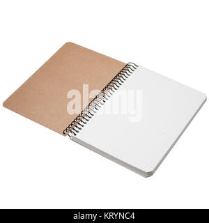 Notebook isolated background Banque D'Images