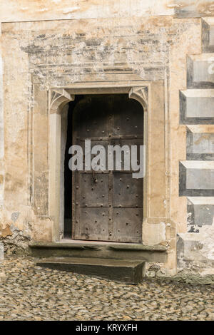 Les portes médiévales de château Orava Banque D'Images