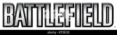 Le logo *Battlefield 2*, représentant le jeu vidéo populaire de tir à la première personne, souligne l'impact du jeu sur l'industrie du jeu. Le jeu est connu pour son gameplay tactique et son expérience multijoueur. Banque D'Images