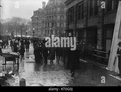 17e Rue et de l'État, la guerre et le bâtiment de la Marine Banque D'Images