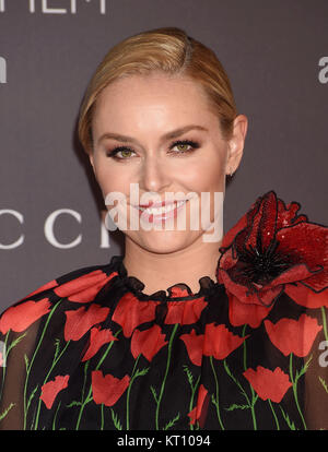 LINDSEY VONN skieur olympique américain en novembre 2017. Photo : Jeffrey Mayer Banque D'Images