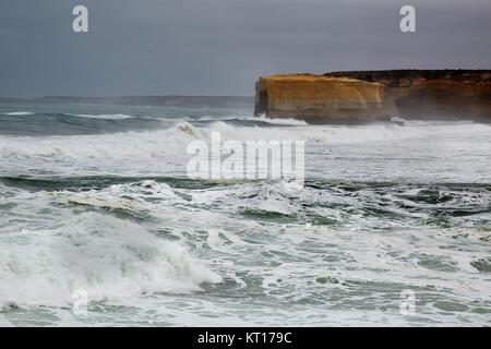 Vagues de tempête Banque D'Images