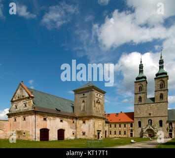 Tschechien, Böhmen : Kloster Teplá wurde vom 1193 Grossherrn Mais Hroznata gebaut. Des Prämostratenserorden Ordensbrüder hier leben. Banque D'Images