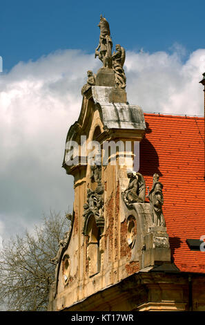 Tschechien, Böhmen : Kloster Teplá wurde vom 1193 Grossherrn Mais Hroznata gebaut. Des Prämostratenserorden Ordensbrüder hier leben. Banque D'Images