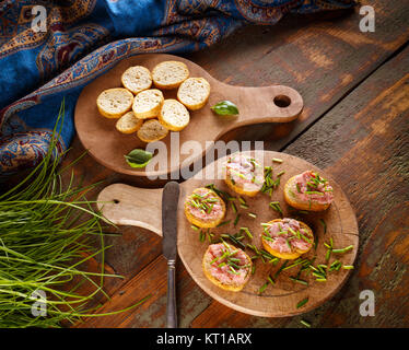 Teewurst fumé salé Banque D'Images