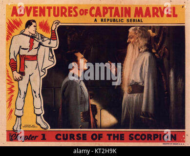 Adventures of Captain Marvel (1941) série 13 Banque D'Images