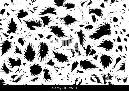 Noir et blanc motif abstrait Banque D'Images