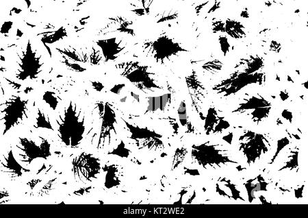 Noir et blanc motif abstrait Banque D'Images