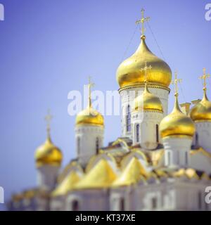 Vue rapprochée de la cathédrale de l'annonciation coupole Banque D'Images