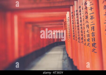 Fushimi Inari Taisha à Kyoto, Japon Banque D'Images