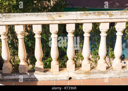 Balustrades de colonnes de pierres Banque D'Images