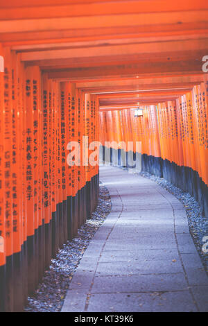 Fushimi Inari Taisha à Kyoto, Japon Banque D'Images