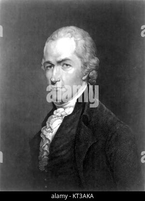 ALEXANDER HAMILTON (1755 ou 1757-1804) Homme d'État américain et père fondateur. Banque D'Images