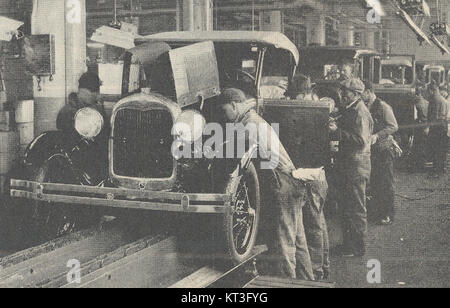 Ligne d'assemblage Ford Motor Company Banque D'Images