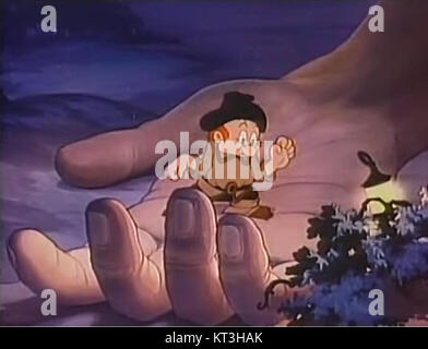 Une photo promotionnelle du film des années 1940 *Gulliver's Travels*, mettant en vedette Gabby, un personnage du film d'animation. Le film est basé sur le roman de Jonathan Swift et reste un classique de l'histoire de l'animation. Banque D'Images
