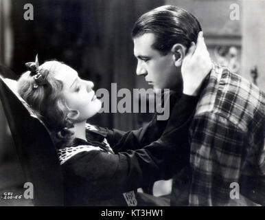 Gary Cooper et Anna Sten dans la nuit de noce 1935 Banque D'Images