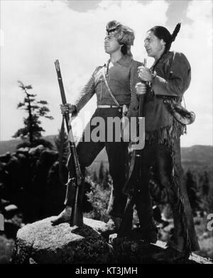 George O'Brien-George Regas dans Daniel Boone (1936) Banque D'Images