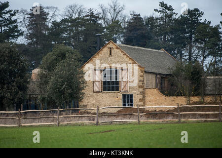 David et Victoria Beckham 18millions € somptueux domaine près de Cotswold Chadlington dans l'Oxfordshire. Banque D'Images