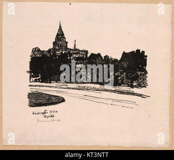 Tirage intitulé 'Hermann Struck Grafik JMBerlin 2002 234 28', mettant en vedette une œuvre de l'artiste allemand Hermann Struck, connu pour son graphisme expressif intégré Banque D'Images