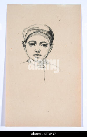 Cette œuvre de Hermann Struck, intitulée 'Grafik JMBerlin 2002 241 21', est un exemple notable de son style artistique en design graphique, mettant en valeur son habileté dans le travail au trait et la composition. Banque D'Images