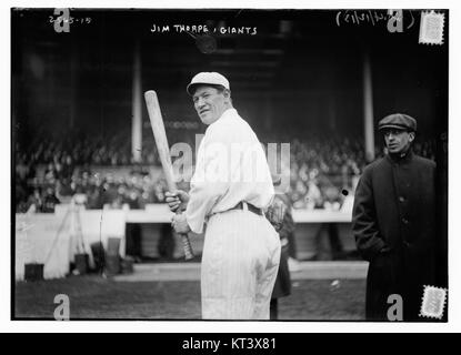 Jim Thorpe, New York NL, au Polo Grounds, NY (baseball) 2 Banque D'Images