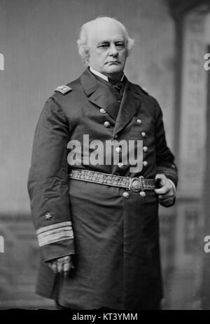 John Rodgers, officier de marine de guerre civile - Brady-Handy Banque D'Images