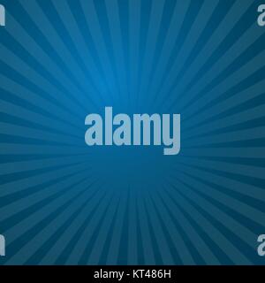 Sunburst rayons bleus. Sunburst Radial ray background vector illustration. Illustration de Vecteur