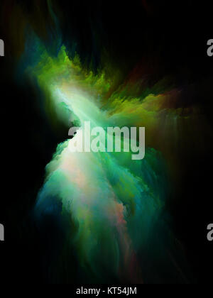 Touche de pinceau fractale Banque D'Images