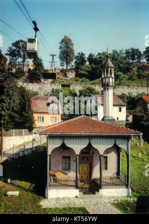 Narrow-Gauge-ferroviaire Ostbahn Téléphérique de Sarajevo (2) Banque D'Images