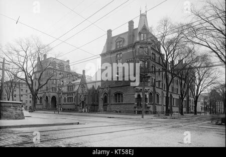 Vieux Divinity School, Yale University, New Haven, Conn. Banque D'Images