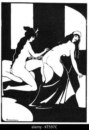 Les Métamorphoses d'Ovide sont une œuvre classique de la littérature romaine, et cette illustration (ix) représente une de ses histoires célèbres. Les récits de transformation de Ovidâ€™ demeurent importants dans les traditions littéraires occidentales. Banque D'Images